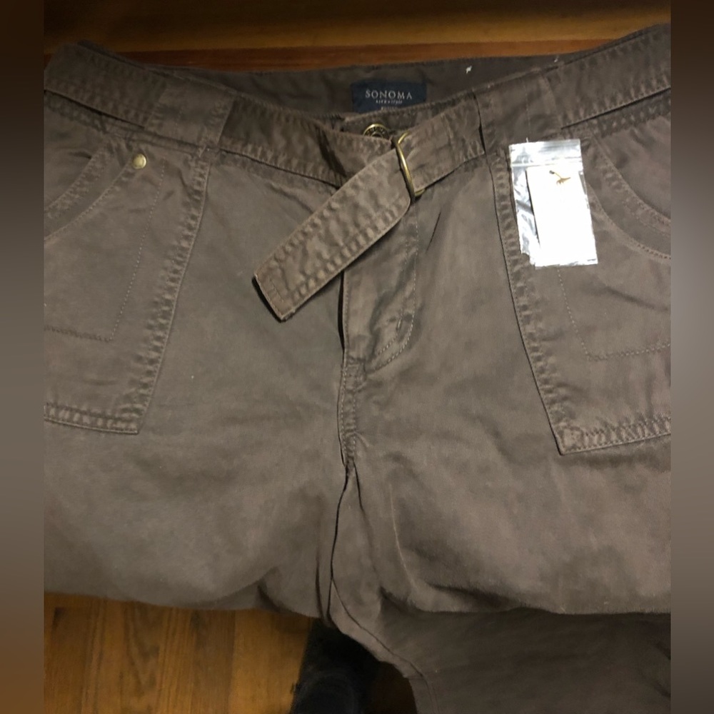 Sonoma dark brown pants size 8